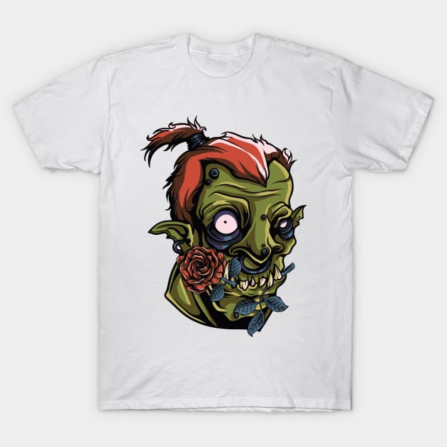 Zombie T-Shirt by inkExtreme